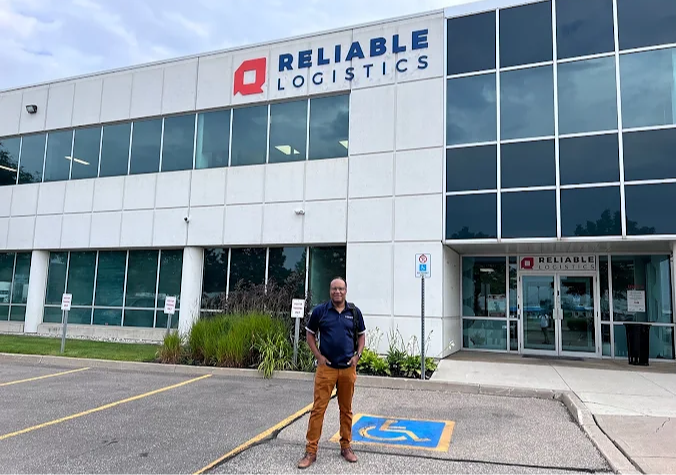 Reliable Logistics facility in Mississauga, Ontario
