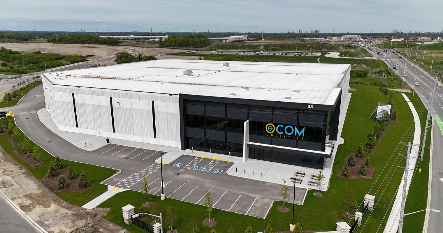 Ecom Logistics facility in Vaughan, Ontario