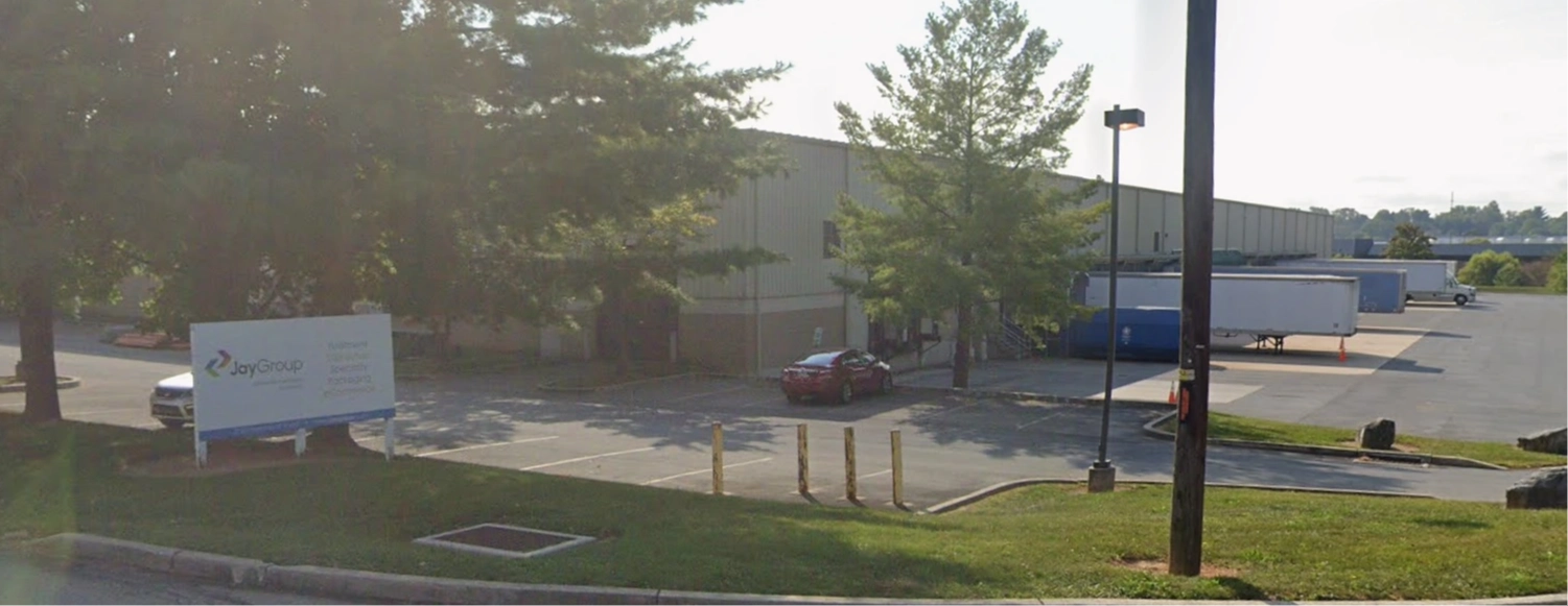 Jay Group facility in Mountville, Pennsylvania