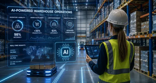 How AI Is Transforming Warehouse Operations and 3PL Fulfillment