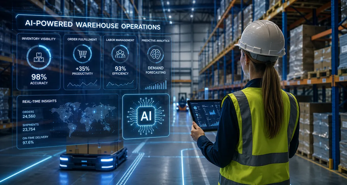 How AI Is Transforming Warehouse Operations and 3PL Fulfillment